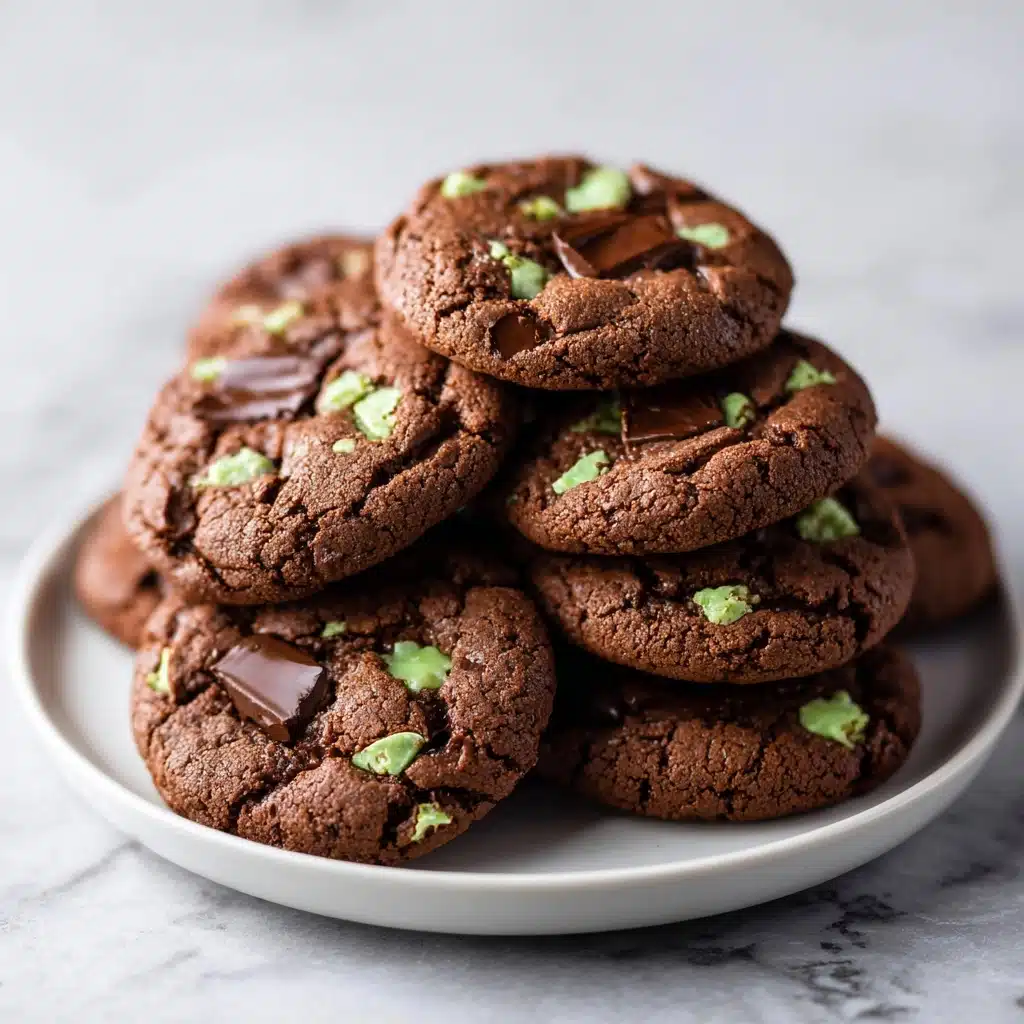 Double Chocolate Mint Cookies Recipe - Recipe Image