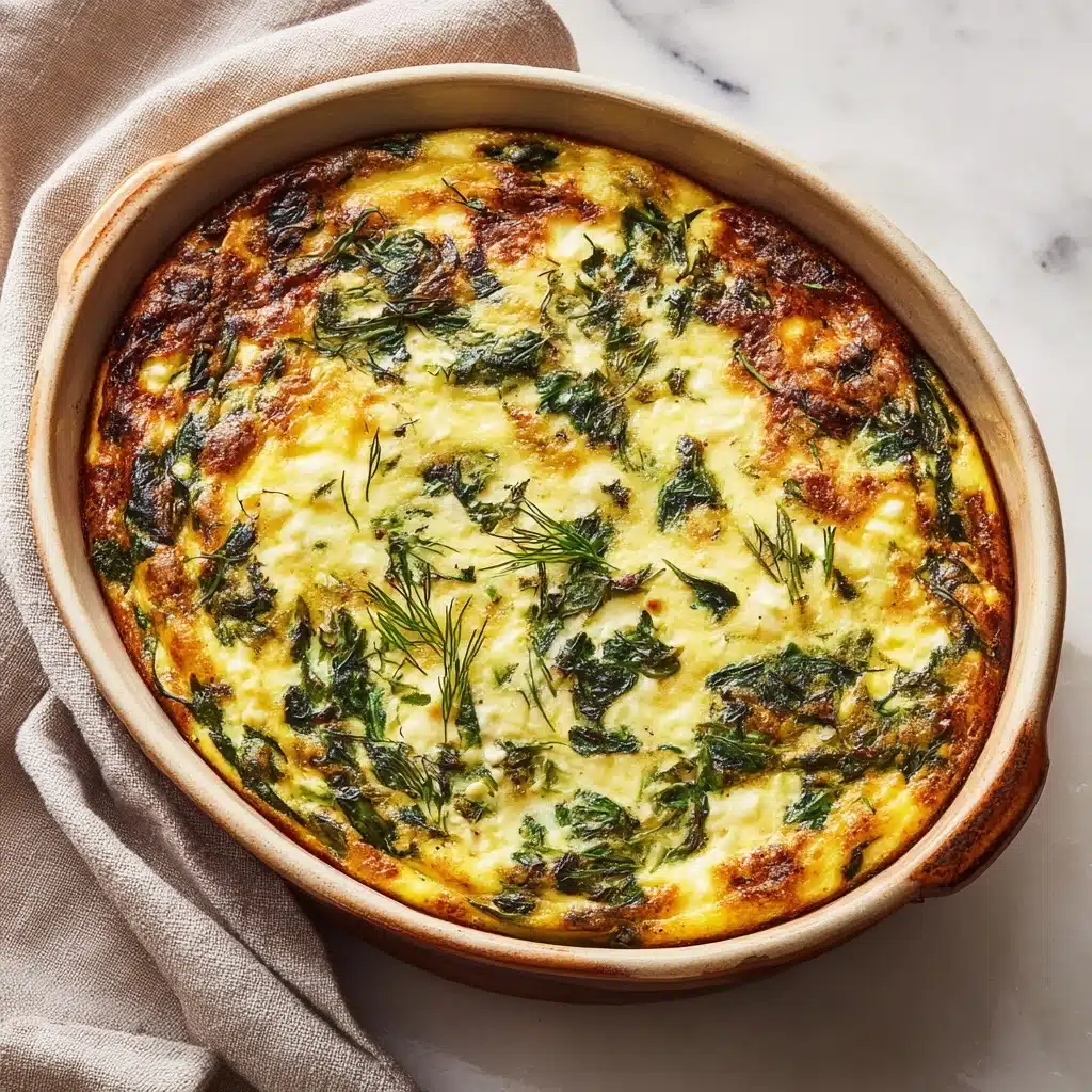 Greek-Style Spinach, Feta & Polenta Pie Recipe