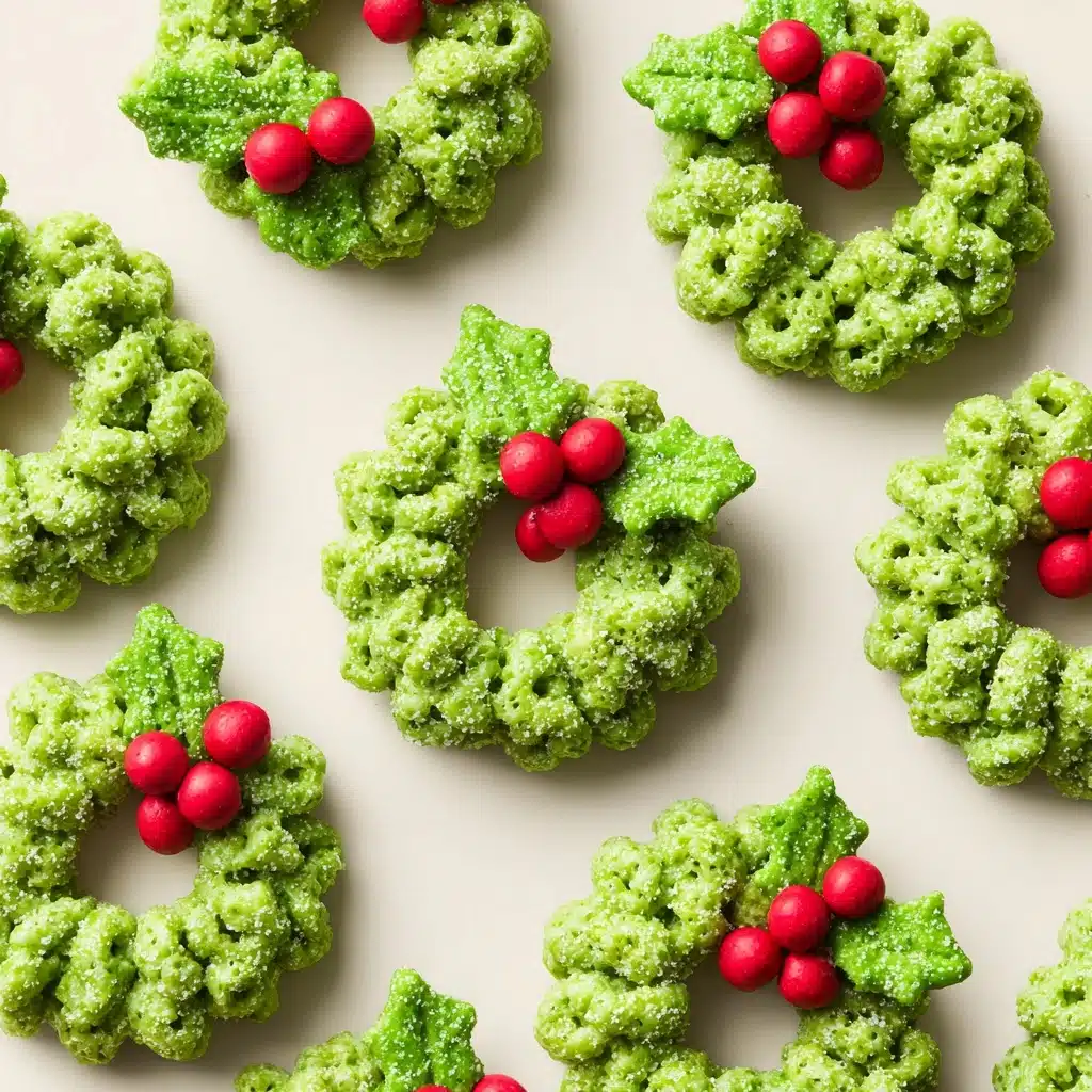 Christmas Wreath Cookies Recipe - Recipe Image