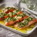 Slow-Roasted Salmon with French Herb Salsa Recipe