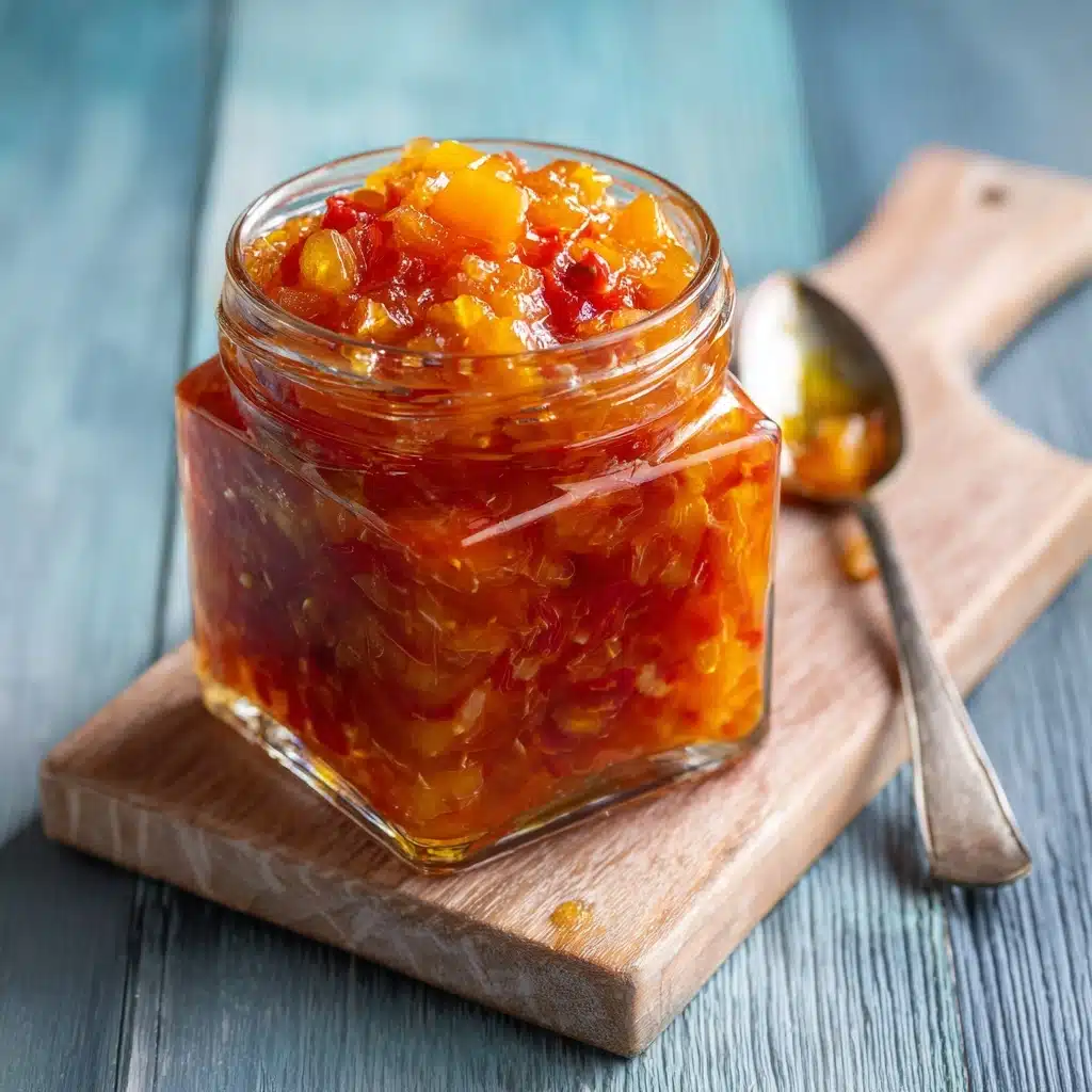 Roasted Tomato Peach Jam Recipe