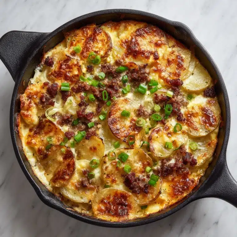 Loaded Ground Beef and Potatoes Skillet Recipe