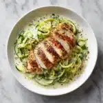 Easy Chicken and Creamy Alfredo Zoodles Recipe