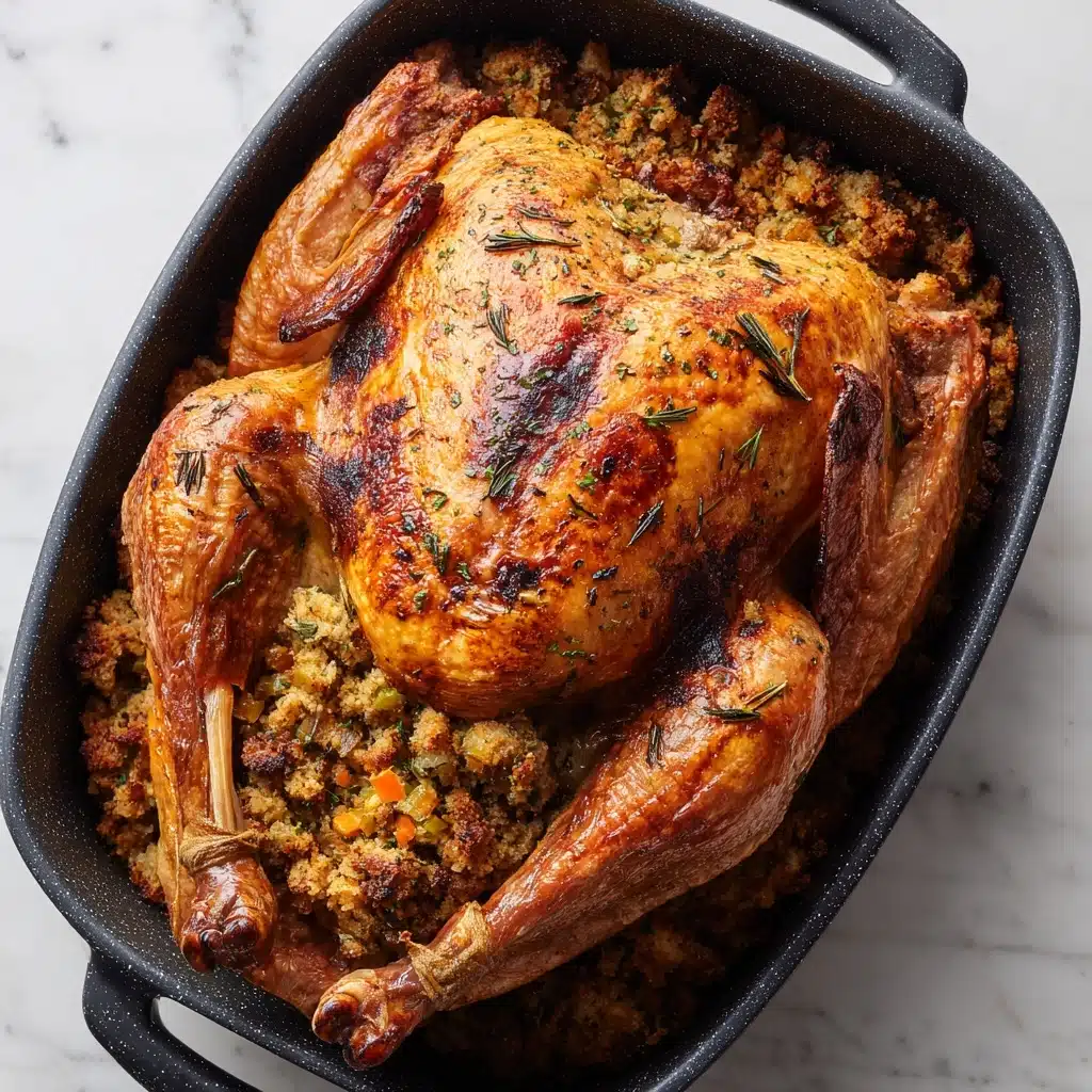 Oven Roasted Stuffed Turkey Recipe