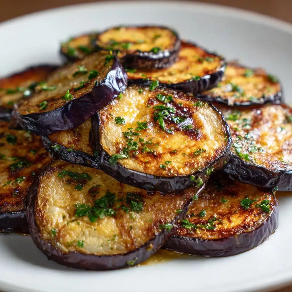 Garlic Parmesan Grilled Eggplant Recipe