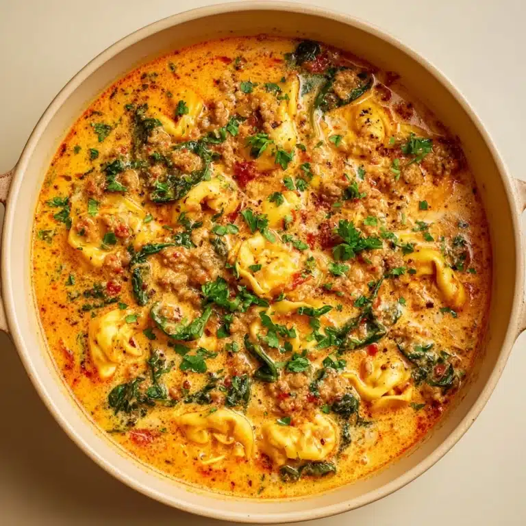 Creamy Sausage Tortellini Soup Recipe