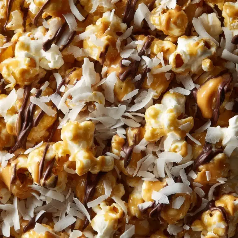 Coconut Caramel Popcorn Recipe