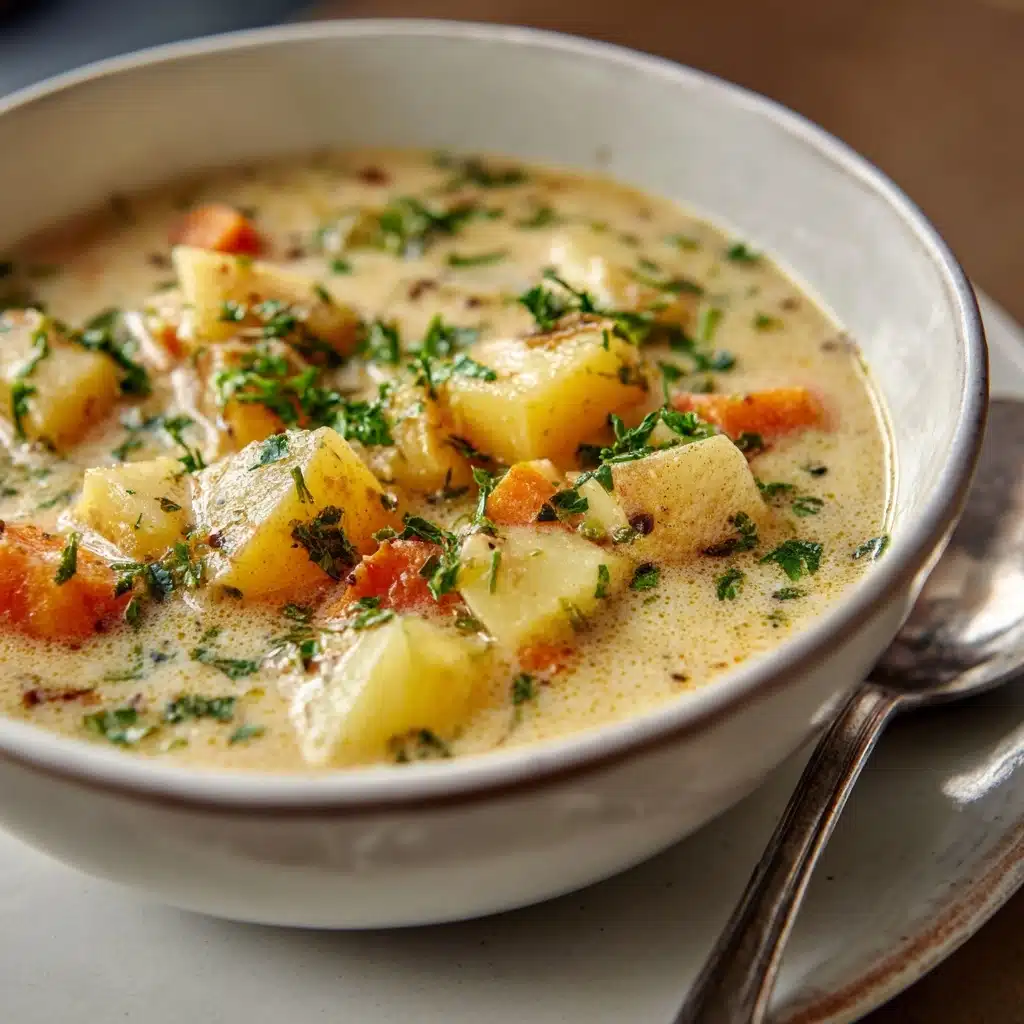 Vegan Potato Soup Recipe - Recipe Image