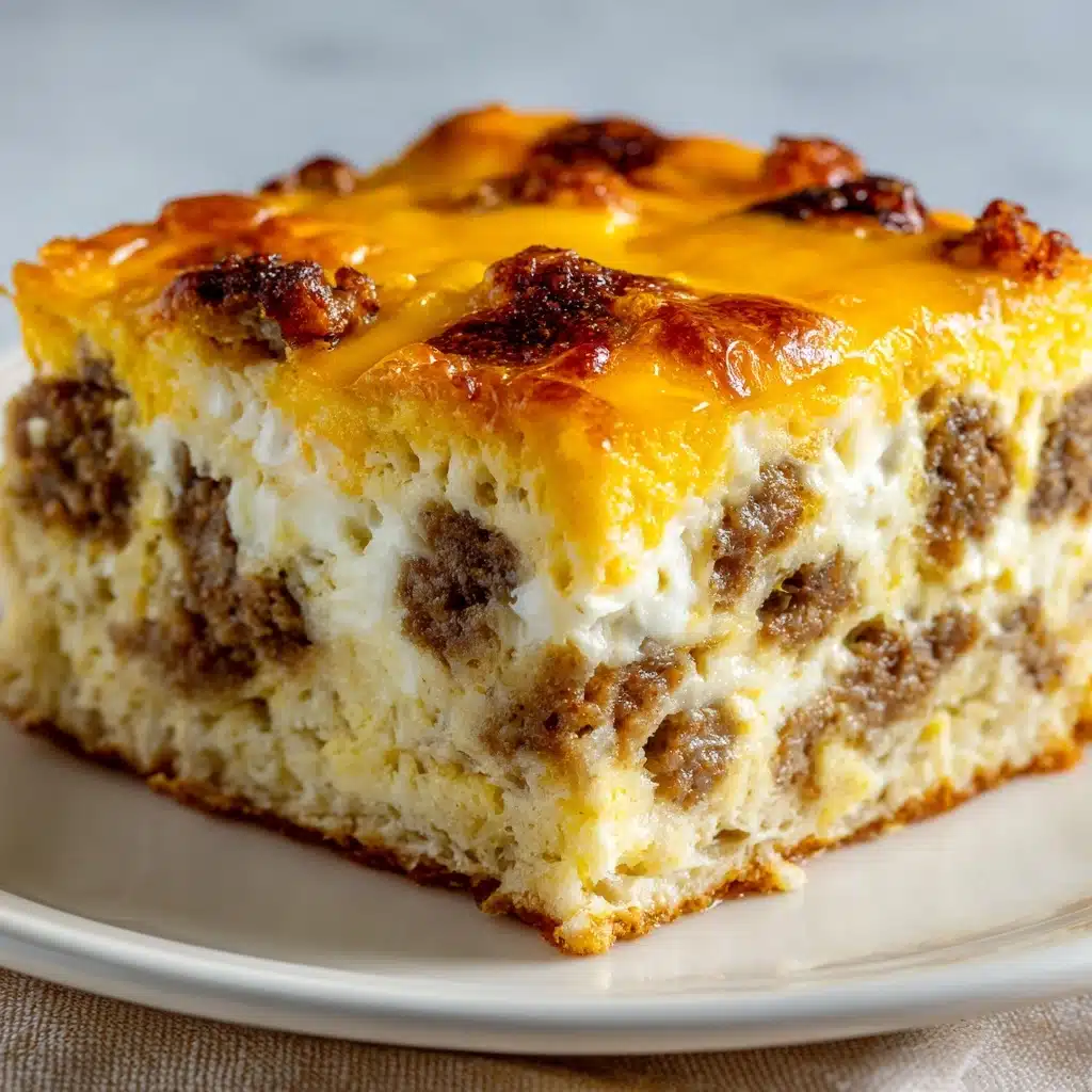Sausage Egg Biscuit Casserole Recipe - Recipe Image