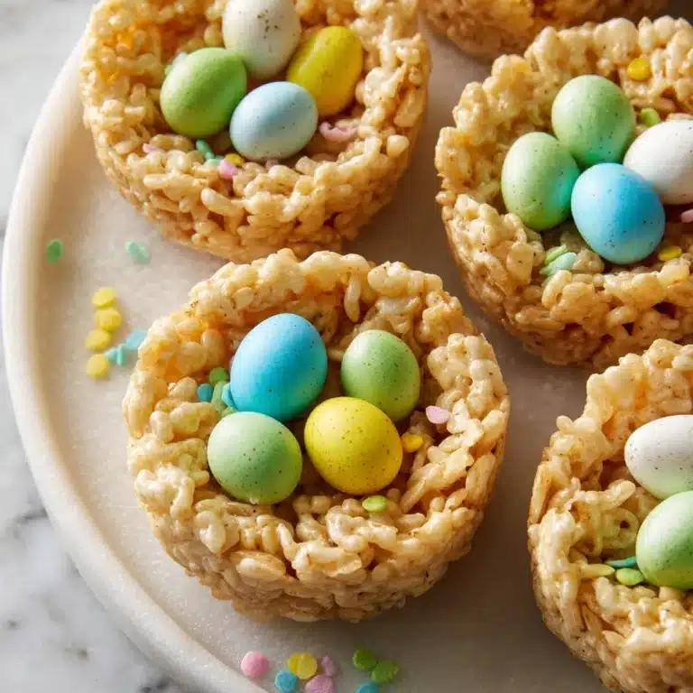 Easter Rice Krispie & Chocolate Mini Egg Nests Recipe