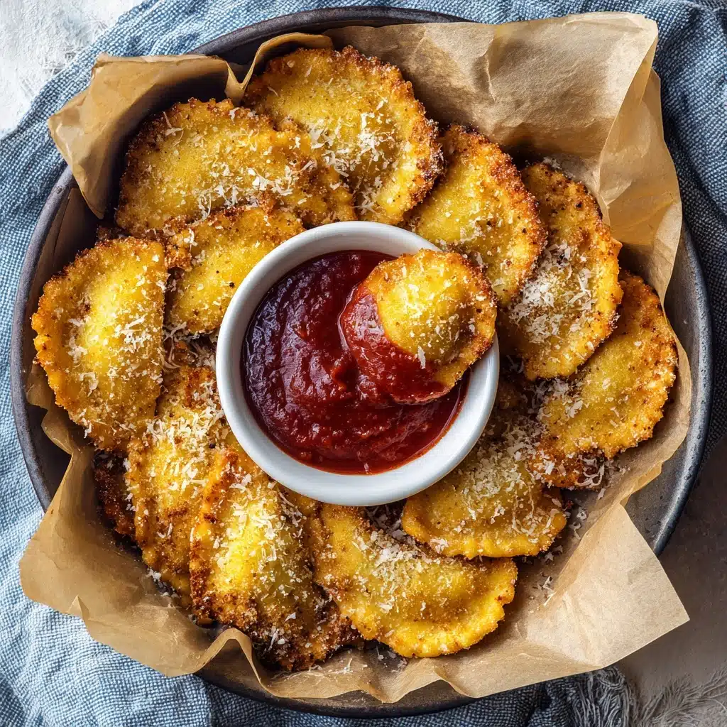Crispy Pan Fried Ravioli Recipe - Recipe Image