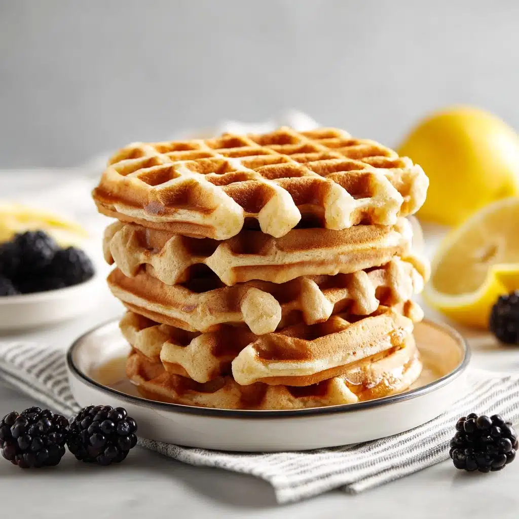 Homemade Belgian Waffles Recipe - Recipe Image