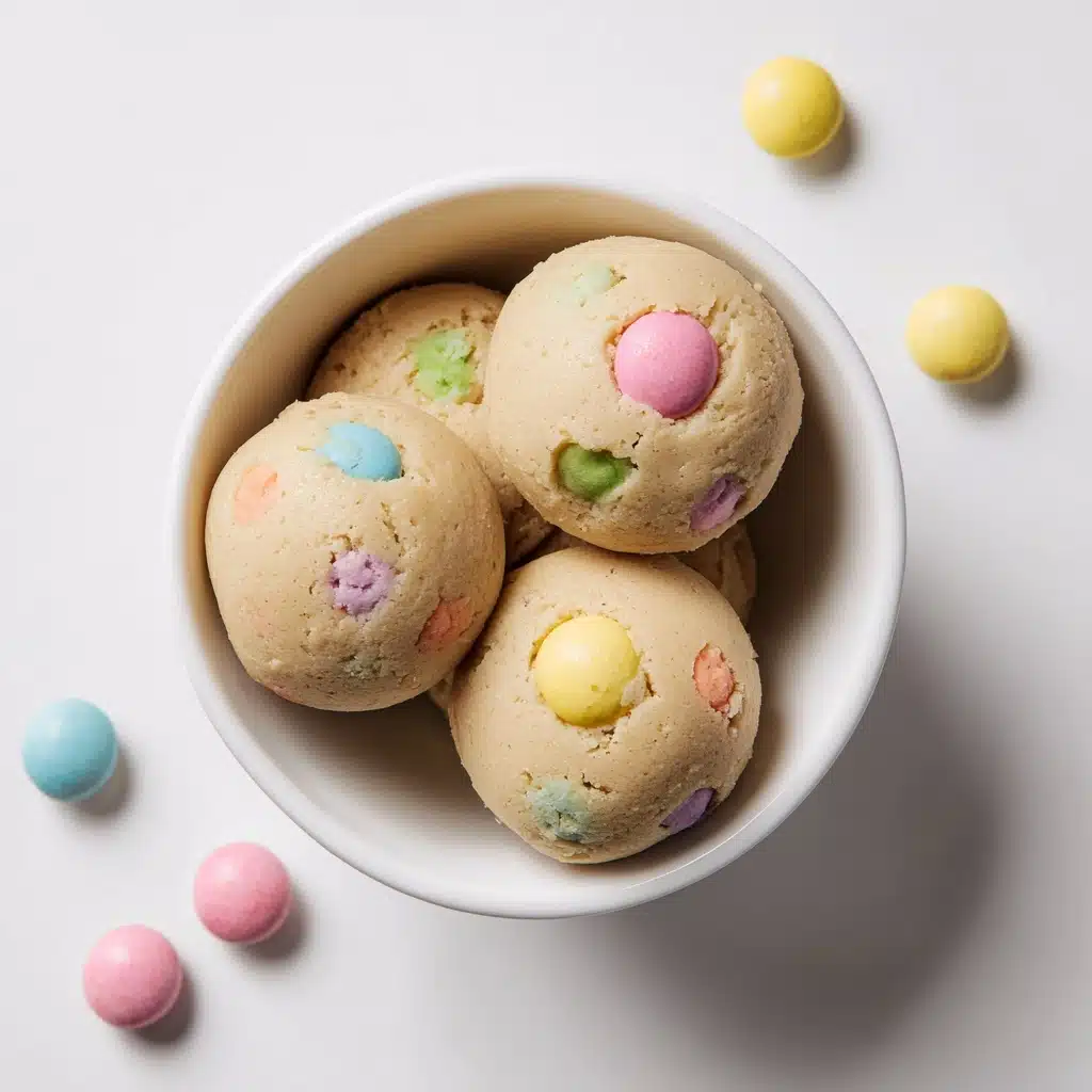 No-Bake Mini Egg Cookie Dough Balls Recipe