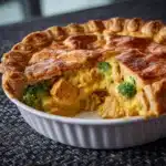 Broccoli Cheddar Chicken Pot Pie Recipe