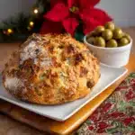 Mediterranean Garlic and Olive Artisan Bread Recipe