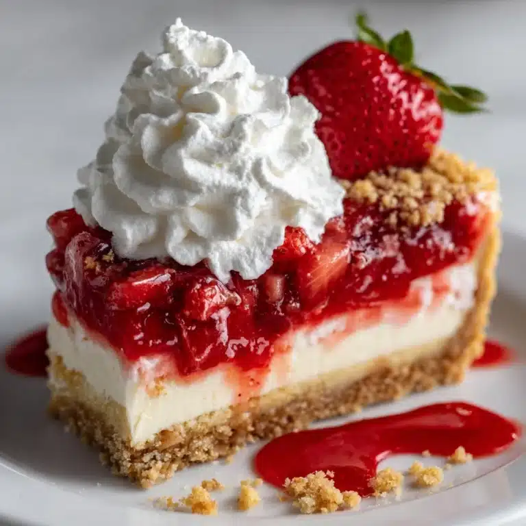 Strawberry Rhubarb Cream Pie Recipe