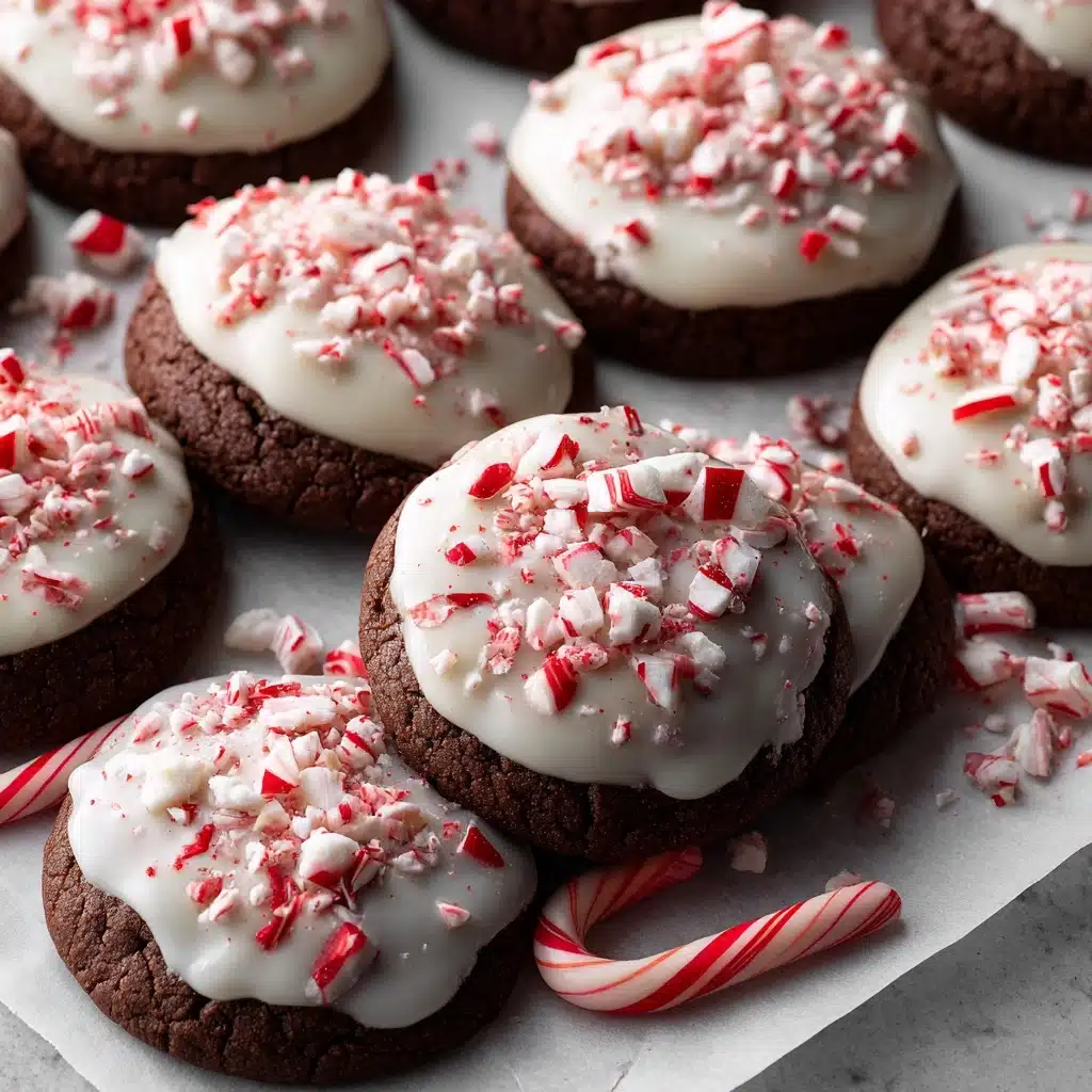 Chocolate Peppermint Meltaway Cookies Recipe