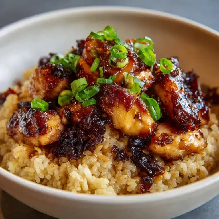 Honey BBQ Chicken Rice Recipe