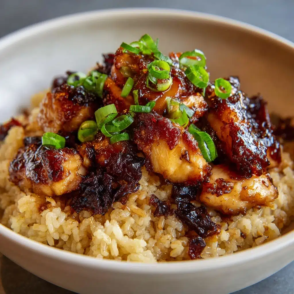 Honey BBQ Chicken Rice Recipe - Recipe Image