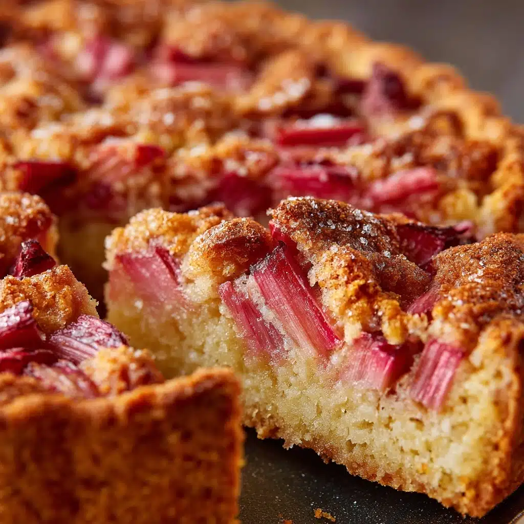 Norwegian Rhubarb Cake Recipe - Recipe Image