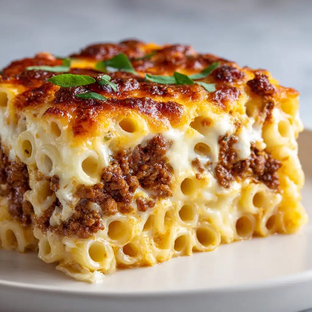 The Mac and Cheese Meatloaf Casserole Recipe - Recipe Image