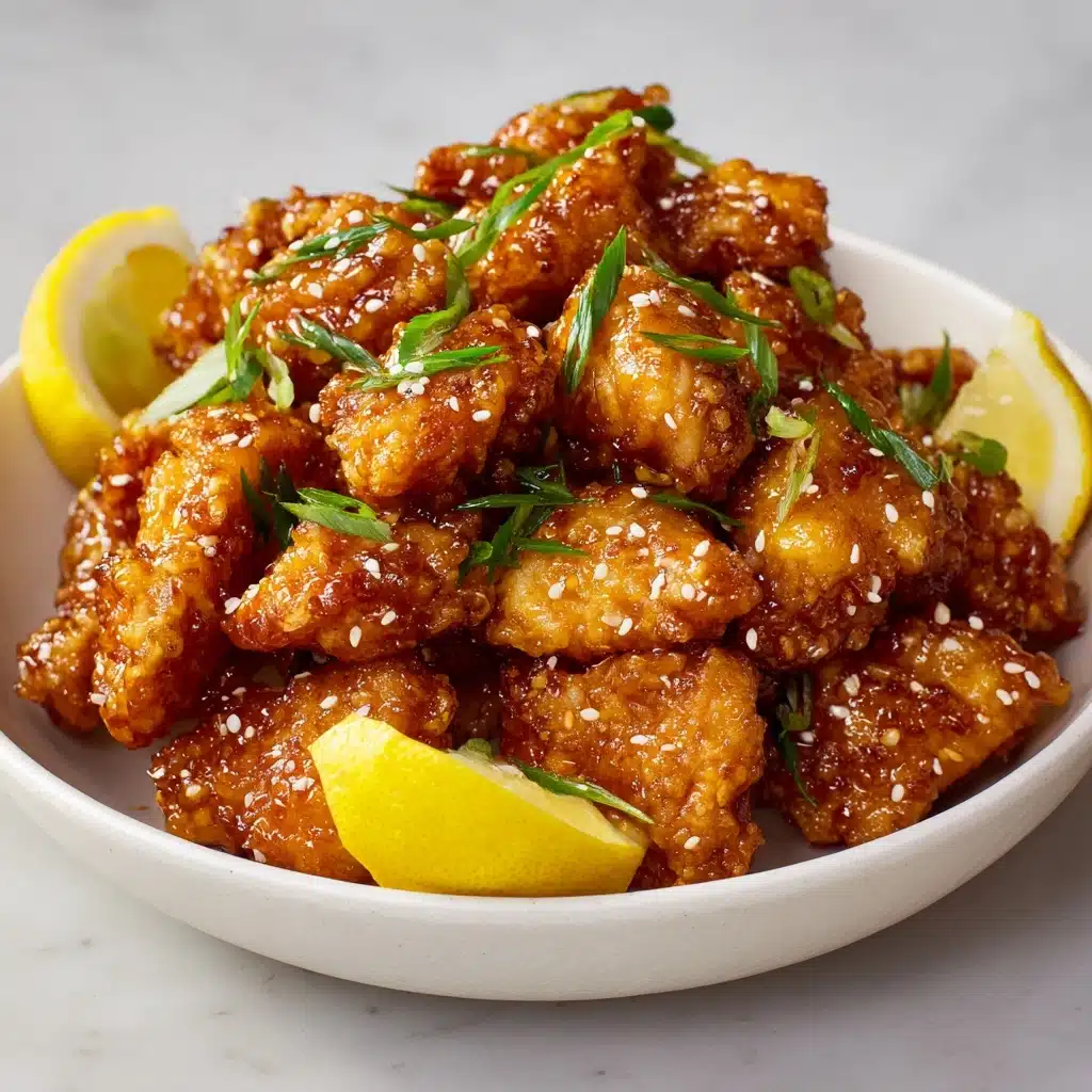 Chinese Crispy Lemon Chicken Recipe - Recipe Image