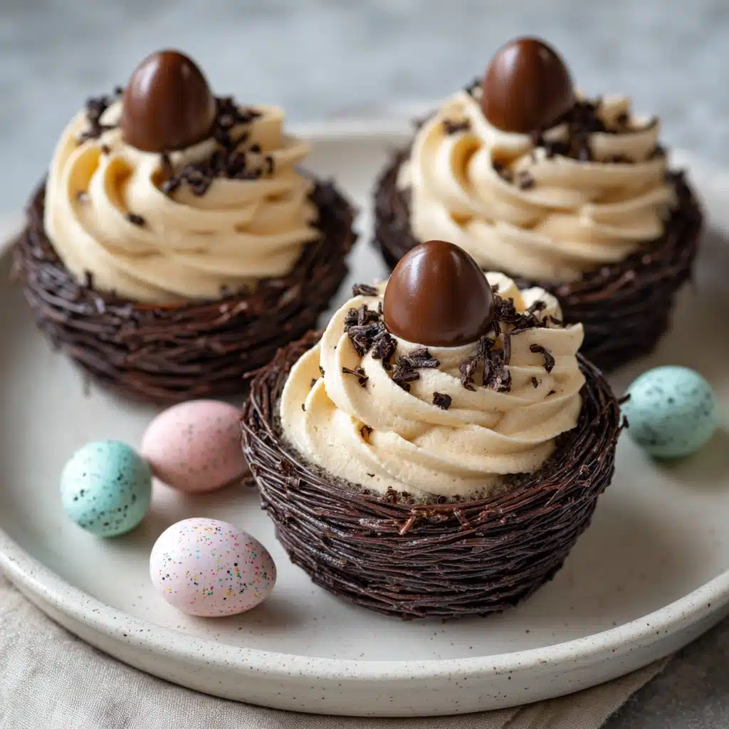 Chocolate Meringue Easter Nests Recipe