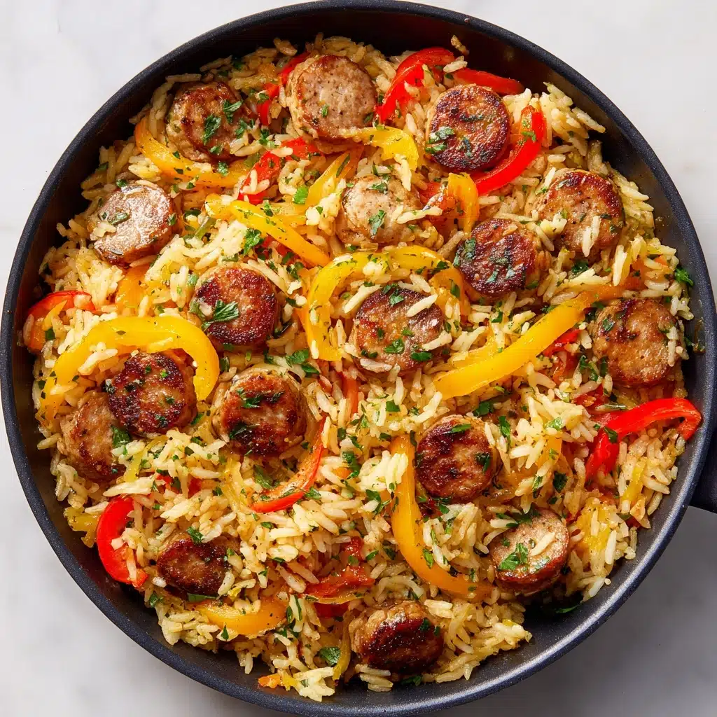 Sausage and Rice Skillet Recipe - Recipe Image