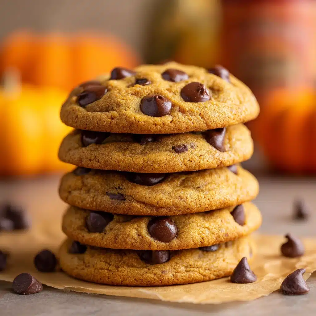 Chewy Pumpkin Chocolate Chip Cookies Recipe - Recipe Image