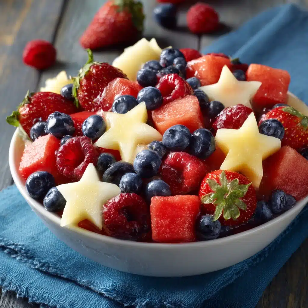 Red, White, and Blue Fruit Salad Recipe - Recipe Image