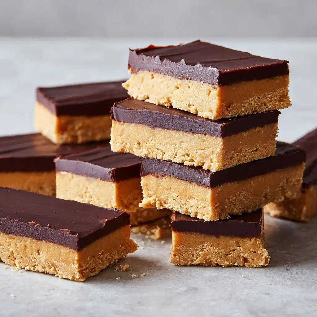 No Bake Peanut Butter Bars Recipe - Recipe Image