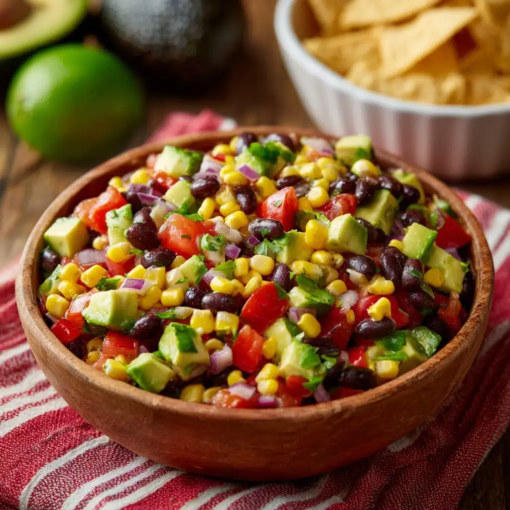 Avocado Black Bean and Corn Salsa Recipe