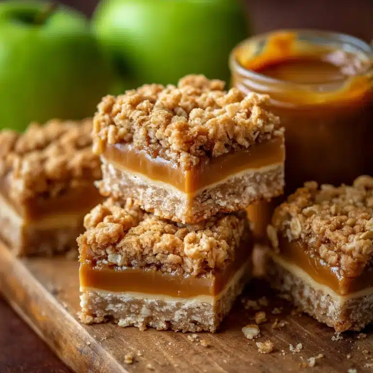 Dulce de Leche Apple Pie Bars Recipe