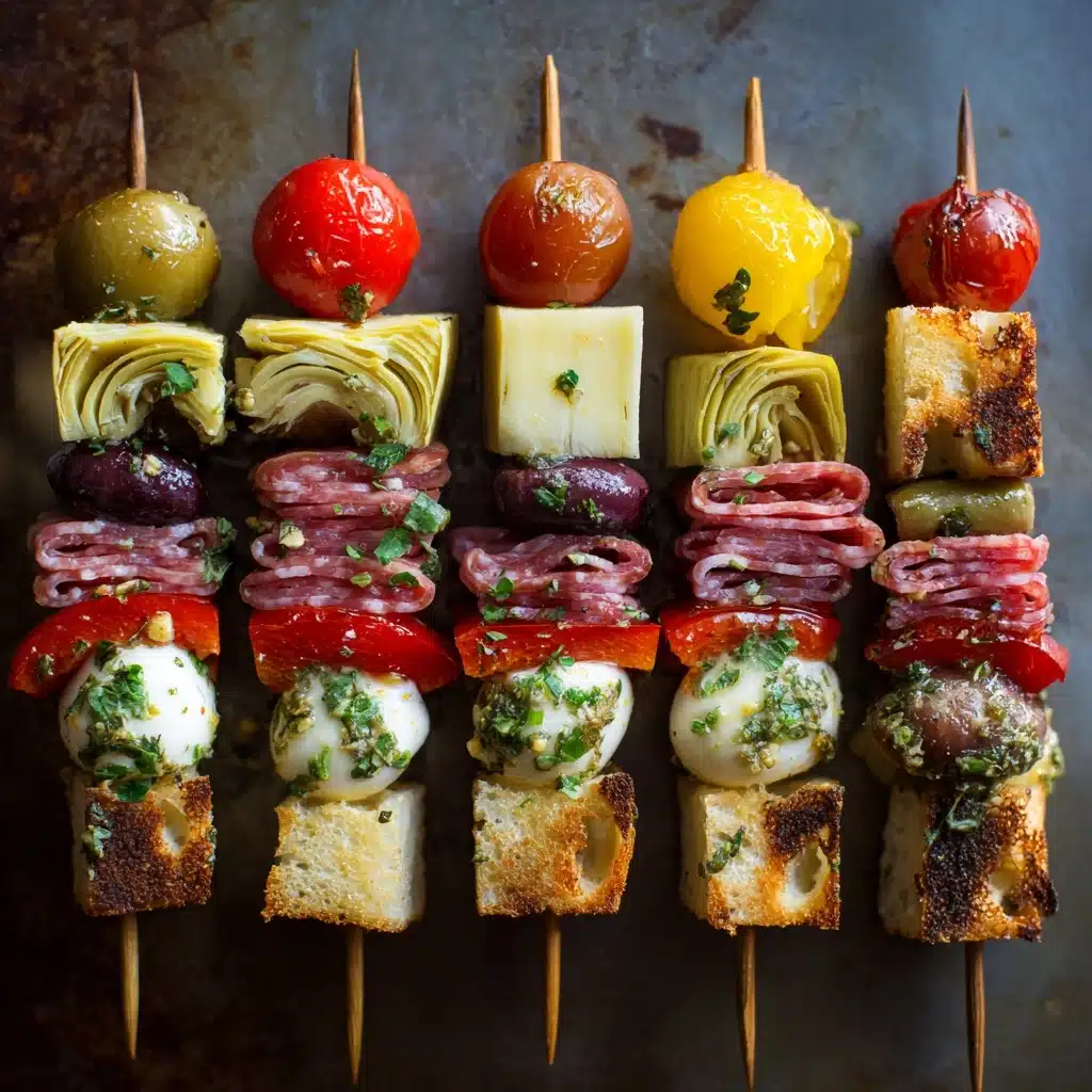 Easy Antipasto Kabobs Recipe - Recipe Image