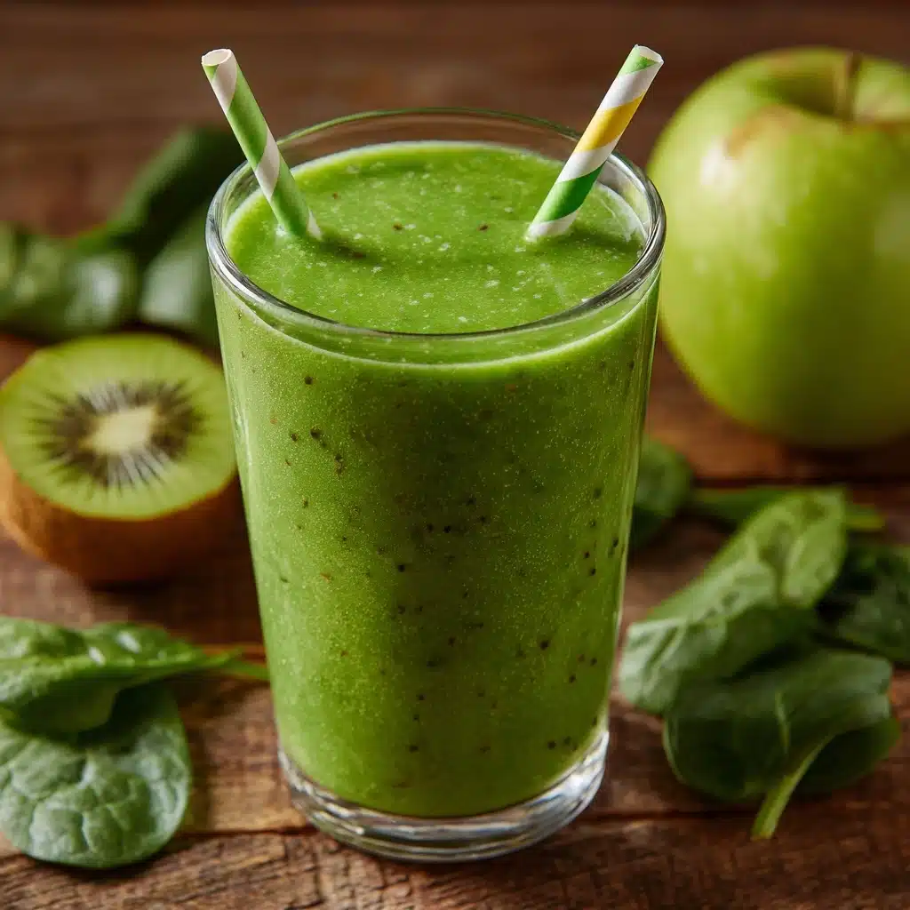 Green Monster Smoothie Recipe - Recipe Image