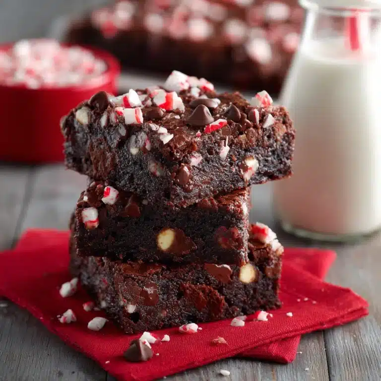 Rich and Fudgy Peppermint Brownies Recipe