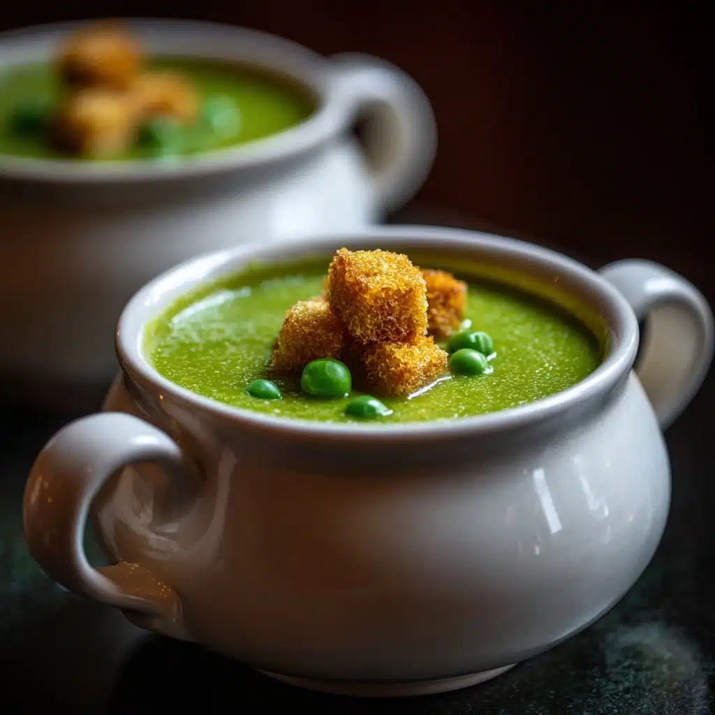 Spring Pea Soup with Leeks and Lentils Recipe - Recipe Image