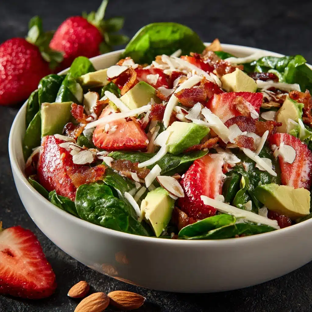 Strawberry Avocado Spinach Salad Recipe