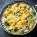 Creamy Chicken Rice and Broccoli Skillet Recipe