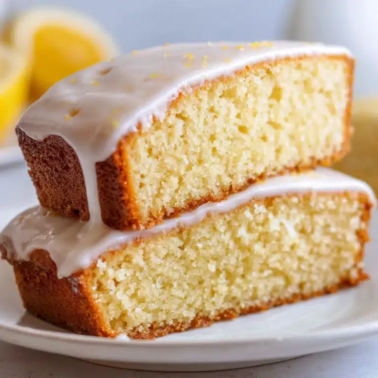 Lemon Pound Cake with Vanilla Bean Glaze Recipe