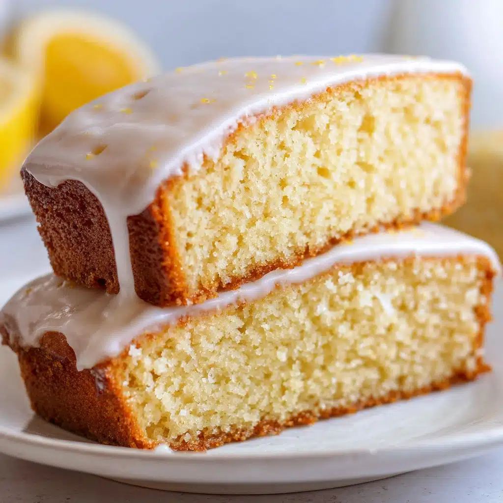 Lemon Pound Cake with Vanilla Bean Glaze Recipe - Recipe Image