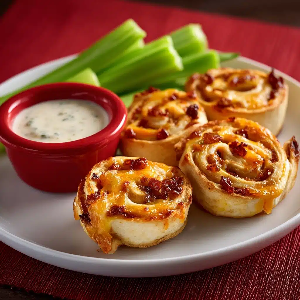 Buffalo Chicken Pizza Rolls Recipe