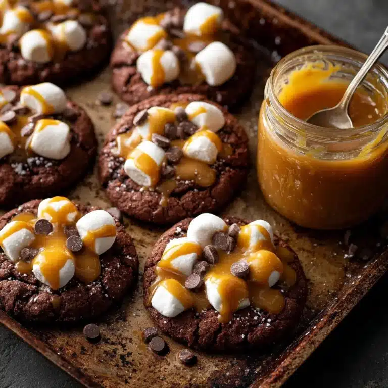 Salted Caramel Hot Cocoa Cookies Recipe