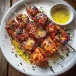 Garlic Parmesan Chicken Skewers Recipe