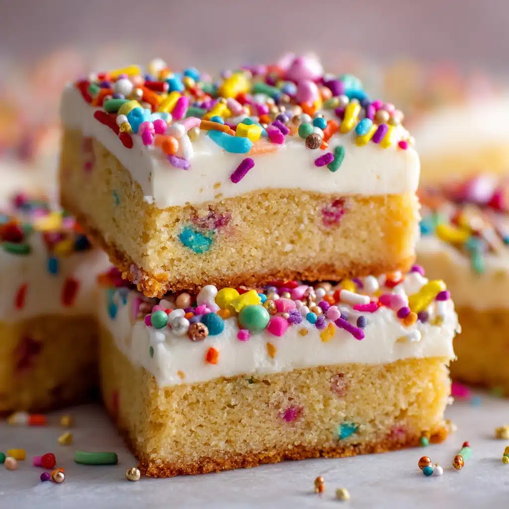 Soft Frosted Sugar Cookie Bars Recipe - Recipe Image