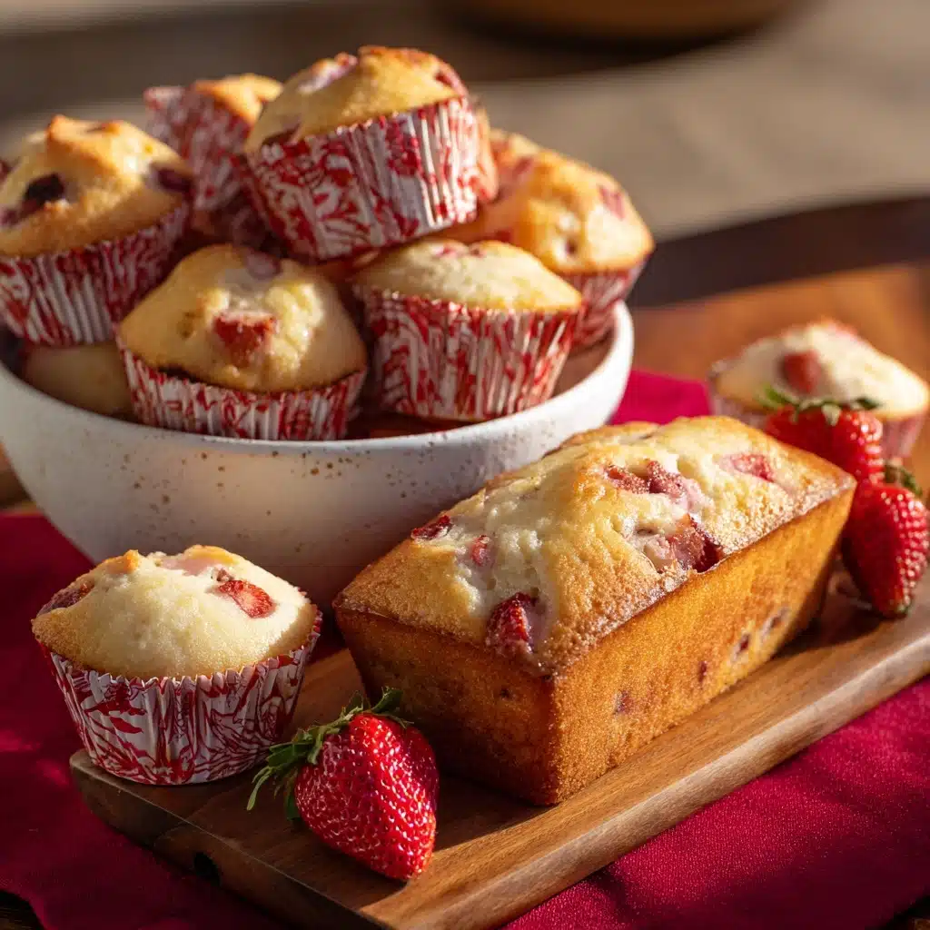 Strawberries & Cream Bread Recipe - Recipe Image
