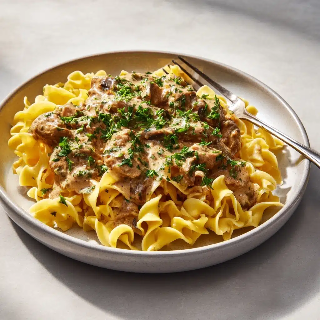 Instant Pot Beef Stroganoff Recipe - Recipe Image
