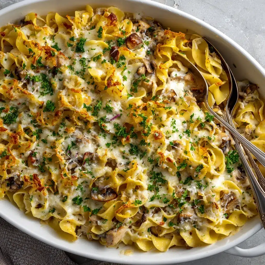 Chicken Paprika Egg Noodle Casserole Recipe - Recipe Image