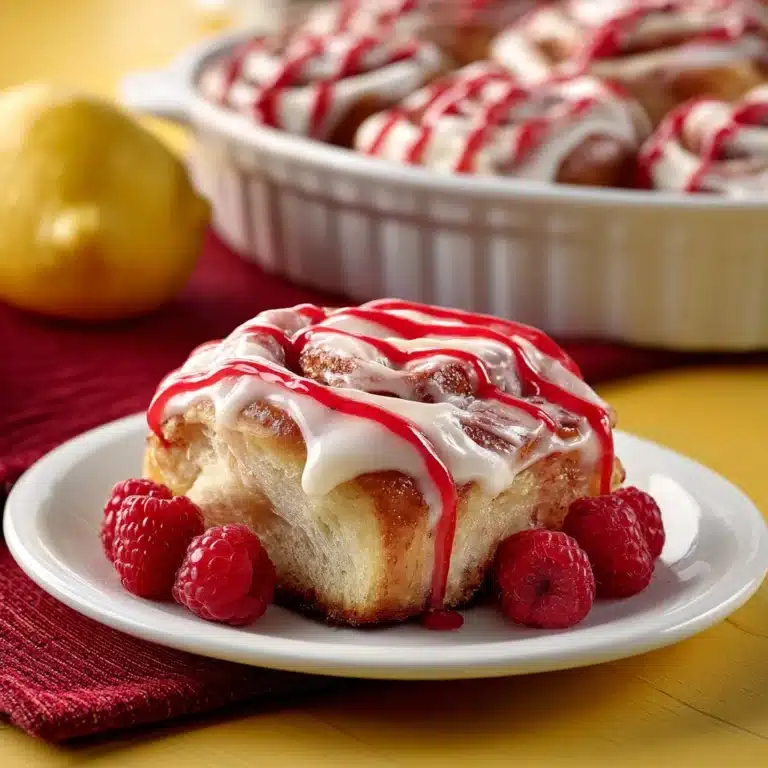 Raspberry Lemon Curd Rolls Recipe