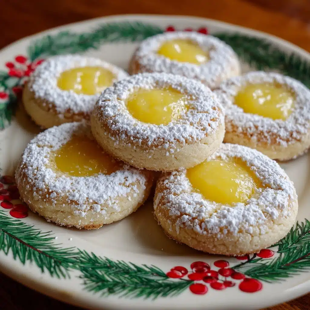 Meyer Lemon Curd Thumbprints Recipe - Recipe Image
